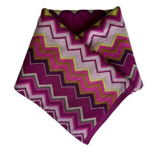Missoni x Target Baby Lap Blanket Zig Zag Knit Blanket in Purples Chevron